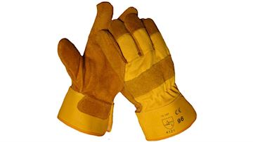 Handschoen Bullflex Supersplit 10147 met foamvoering - geel