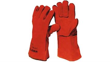 Lashandschoen Bullflex Weldair Kevlar - rood (One Size)