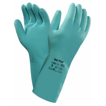 Handschoen Ansell AlphaTec Solvex 37-675 - maat 10 - groen