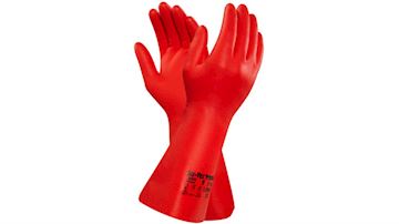 Handschoen 'XL'  Ansell Solvex Plus 37-900  - rood