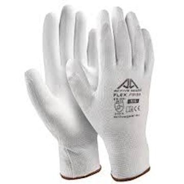 Handschoen 'L' ActiveGear F8140 PU Flex - wit