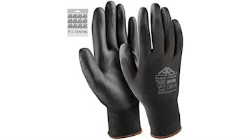 Handschoen 'XXL' ActiveGear F8160 PU Flex - zwart